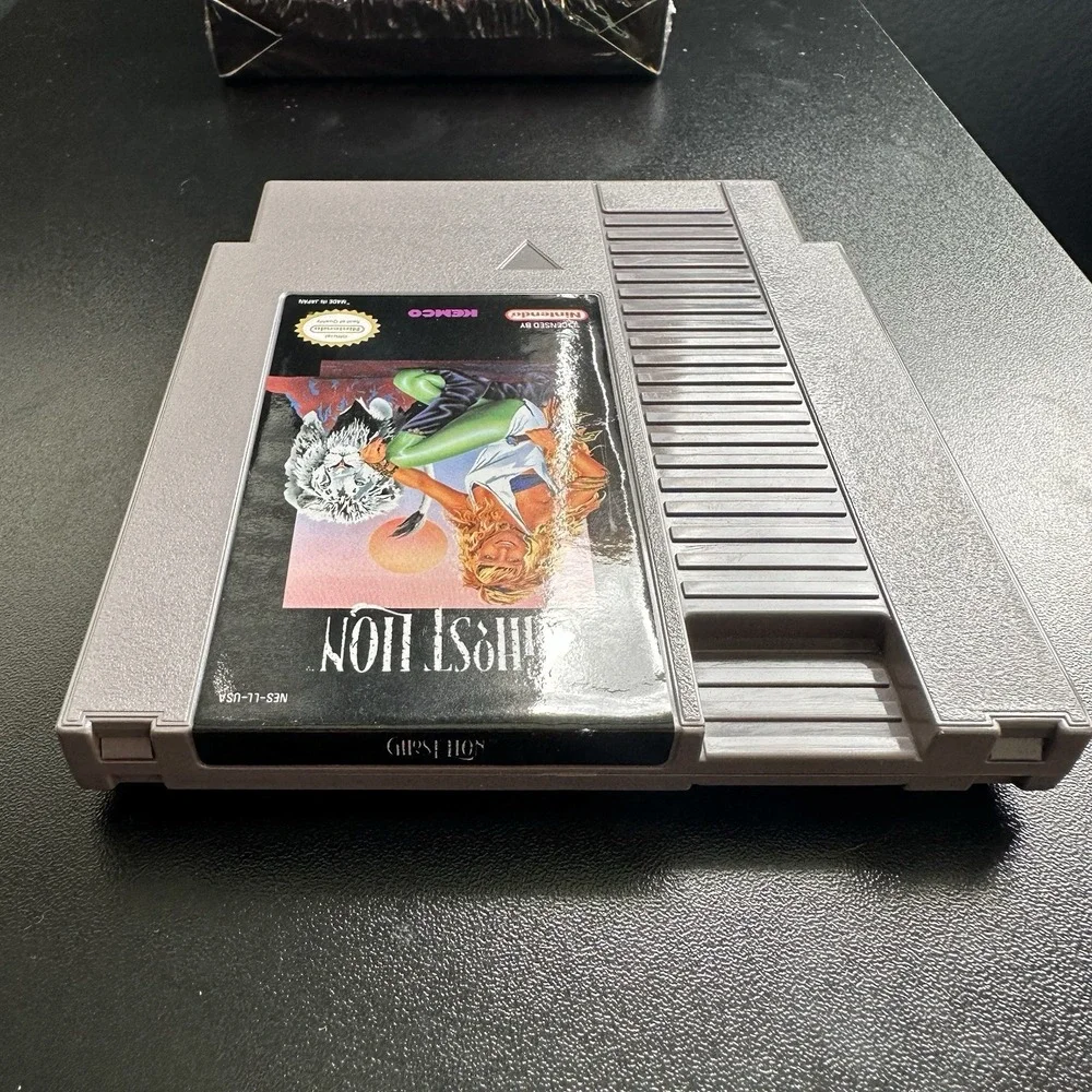 Ghost Lion (NES Nintendo) CIB Partially Shrink Wrapped 95% Sealed Near Mint Cond